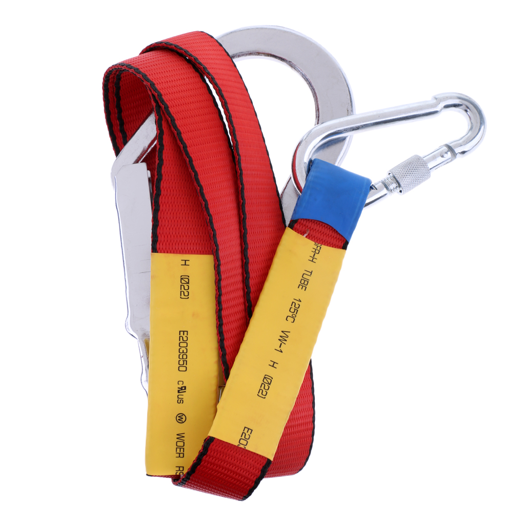 Harness Climbing Adjustable - Climbing Safety Lanyard 180cm Adjustable Flat