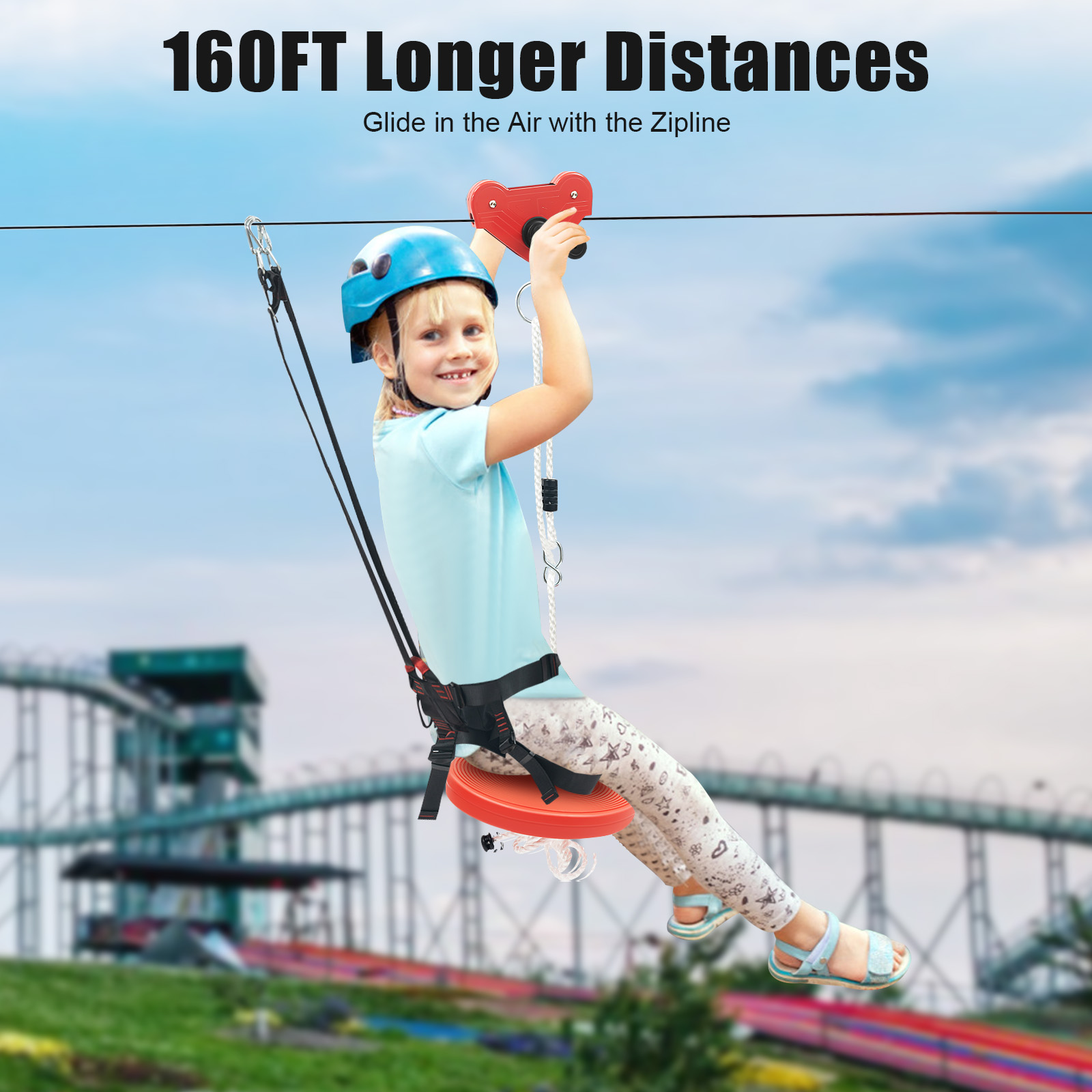 Outdoor Adventure Ziplines & Waterfall Puerto Vallarta - Kids Zipline Adventure Set - Sturdy