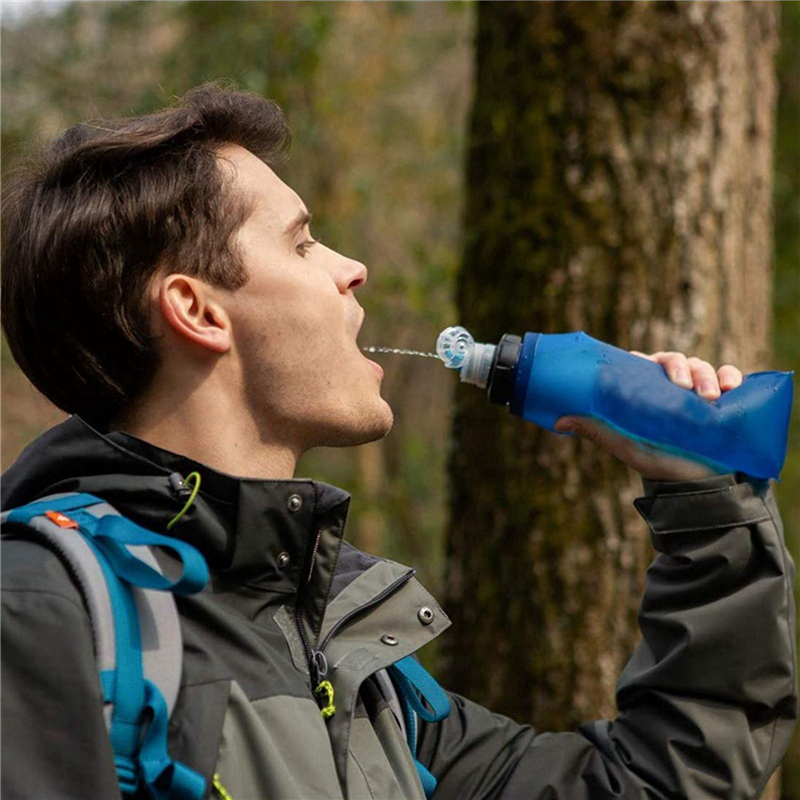 Water Filter Straw - 3 Pcs 500Ml Water Filter Bottle