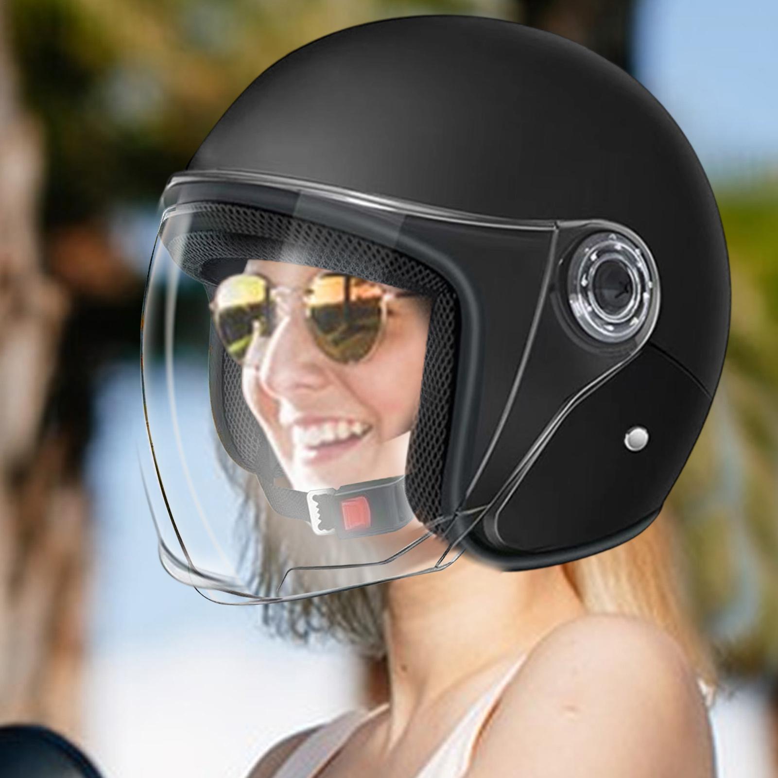 Outdoor Adventure Gear - Lightweight Motorcycle Helmet Half Face Moped
