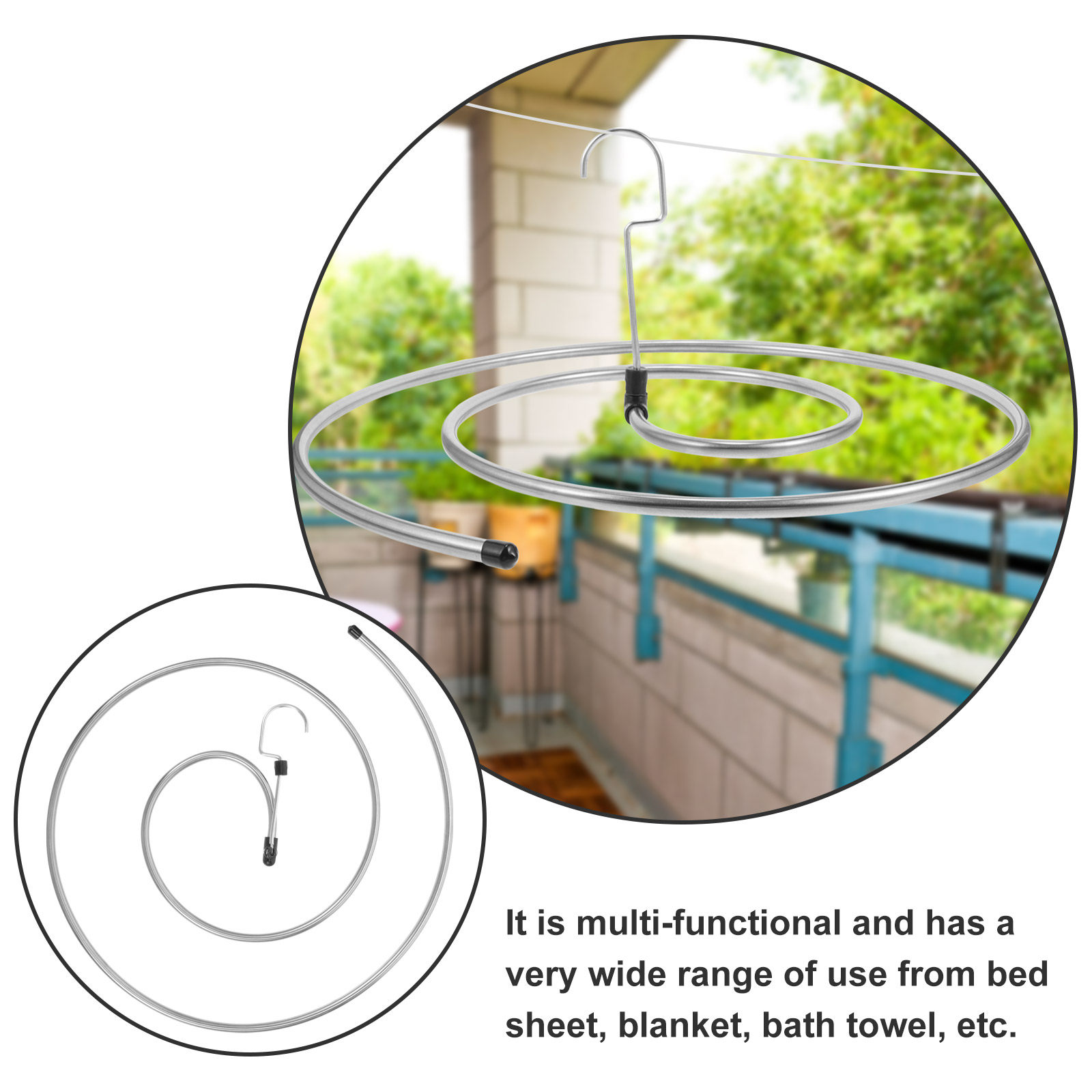 2Pcs Spiral Drying Rack for Be - огляд і ціна Space Blanket Heavy