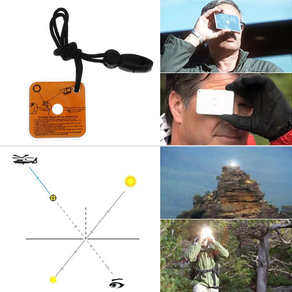 Transparent Survival Signal Mi - огляд і ціна Signal Mirror Rescue