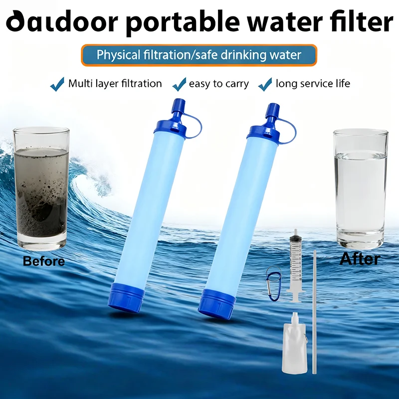 Outdoor Water Filter Straw Cam - огляд і ціна Water Filter Straw