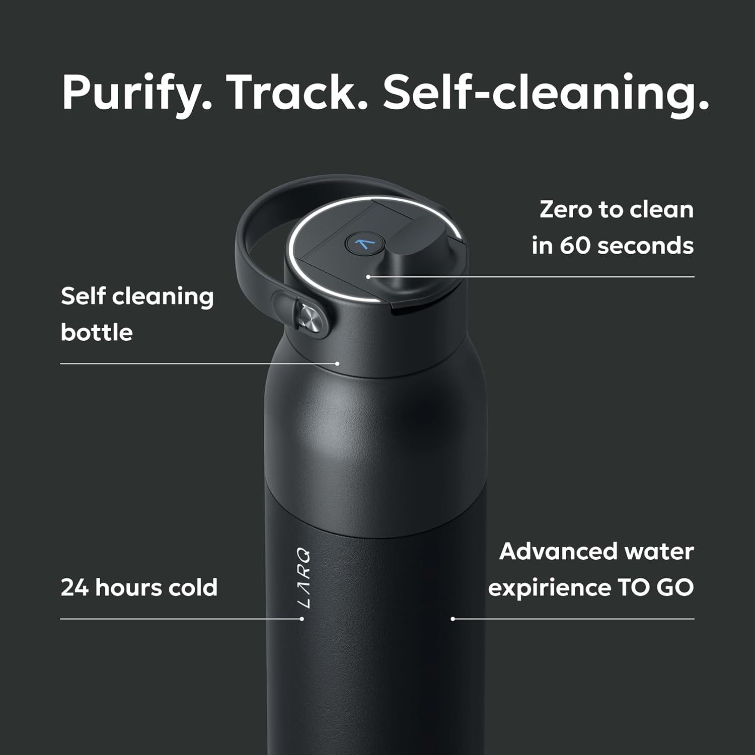 Self-Cleaning UV Water Bottle  - огляд і ціна Water Filter Straw