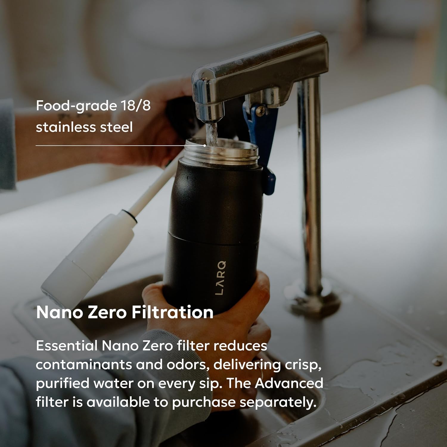 Self-Cleaning UV Water Bottle  - огляд і ціна Water Filter Straw