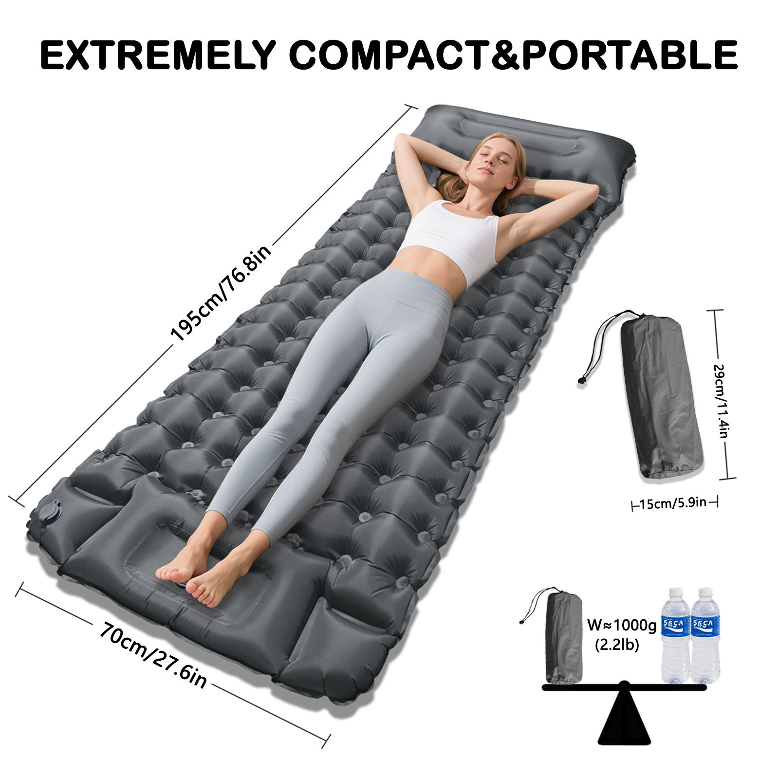 Cozy 10cm Thick Inflatable Mat - огляд і ціна Outdoor Adventure Ideas