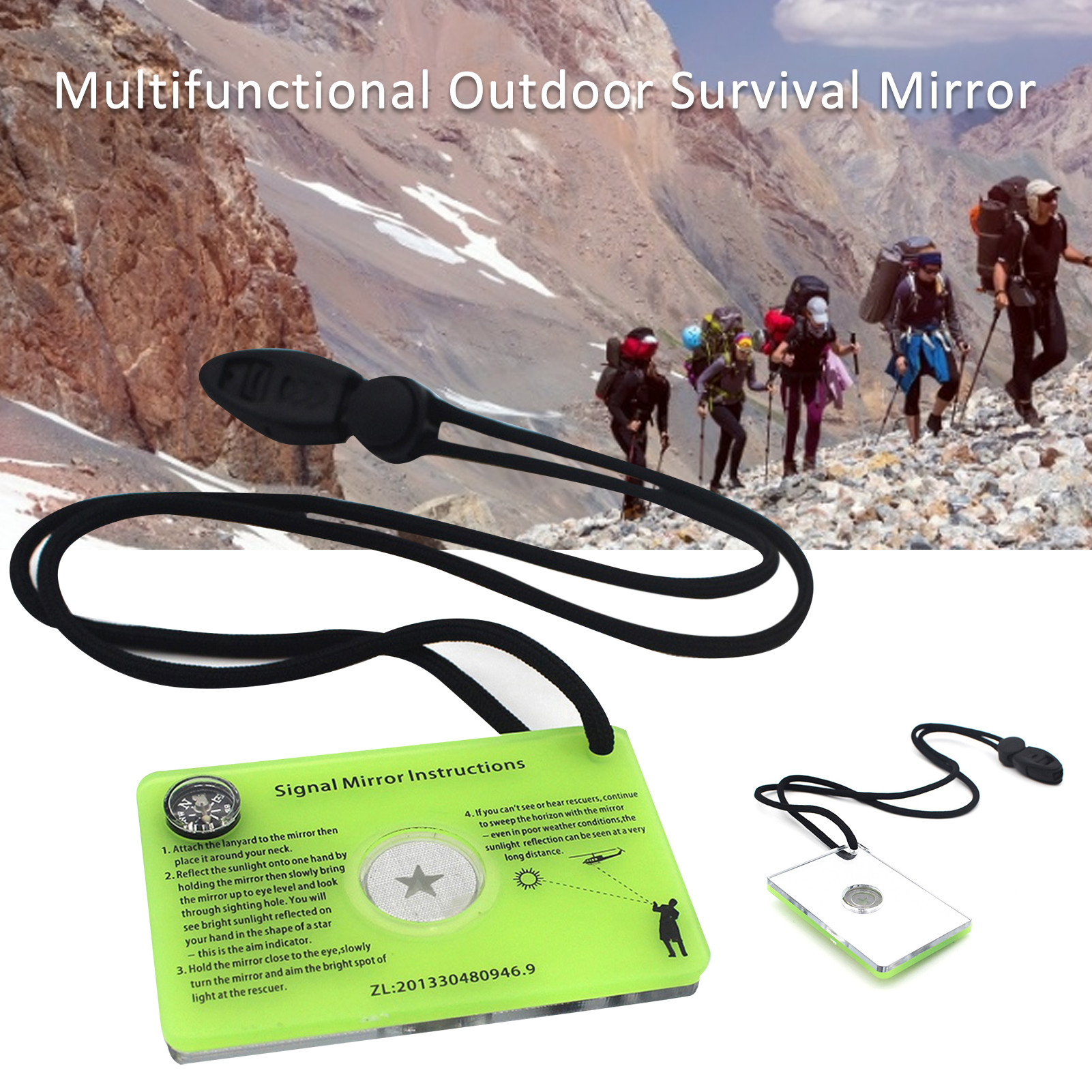 Multifunctional Survival Emerg - огляд і ціна Signal Mirror Rescue
