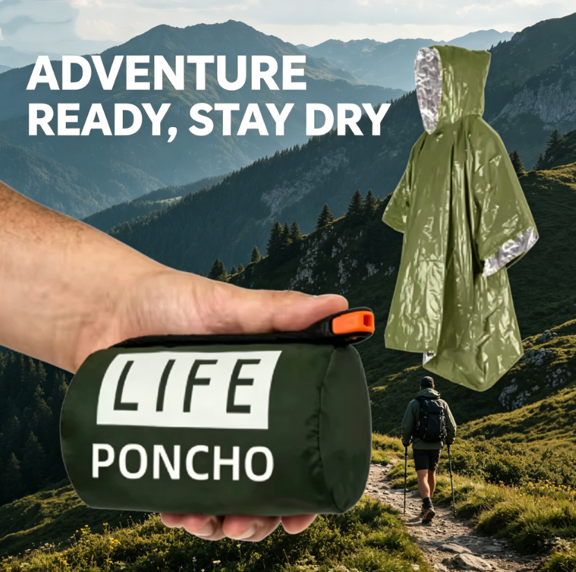 3-in-1 Thermal Emergency Rain  - огляд і ціна Outdoor Adventure Gear