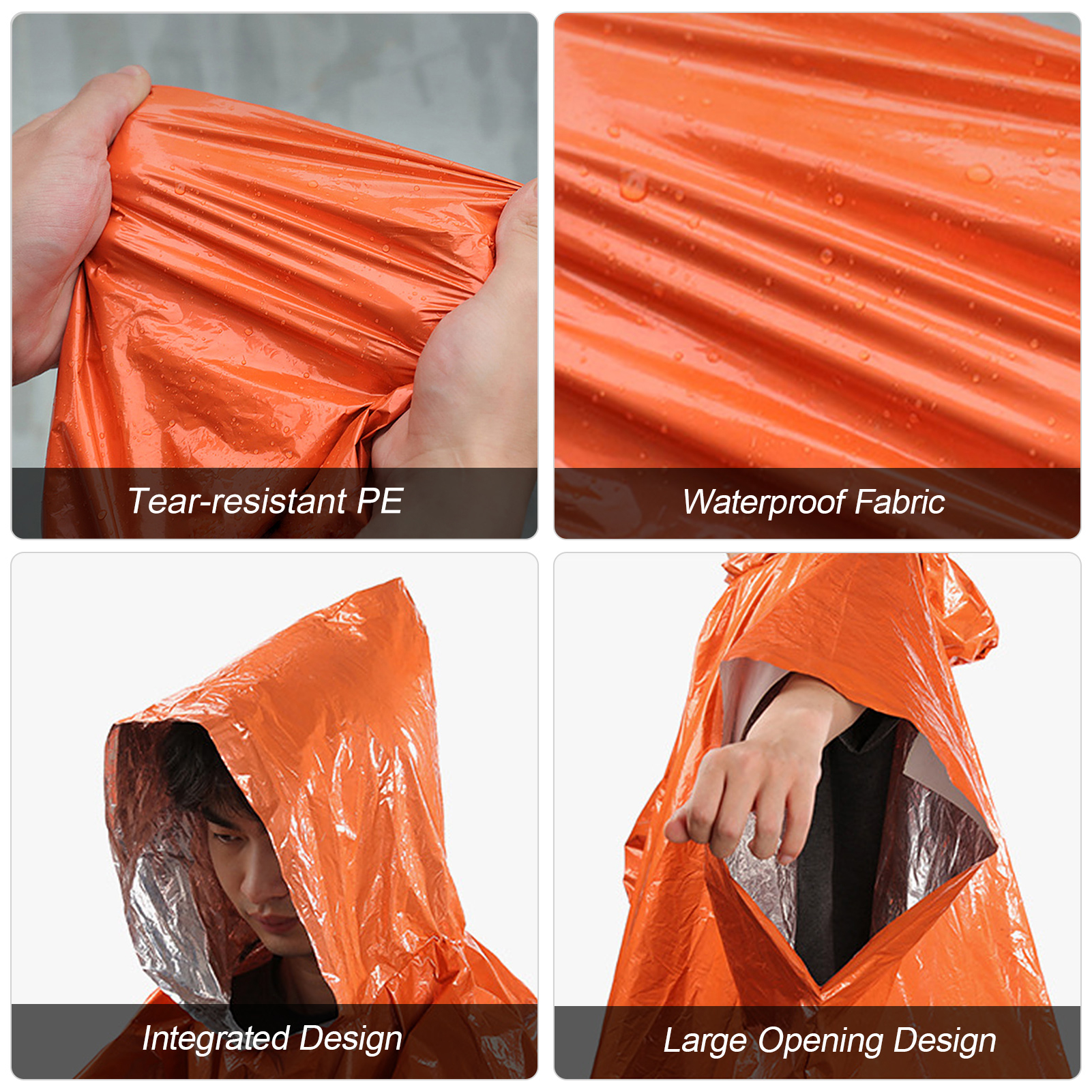 3-in-1 Thermal Emergency Rain  - огляд і ціна Outdoor Adventure Gear