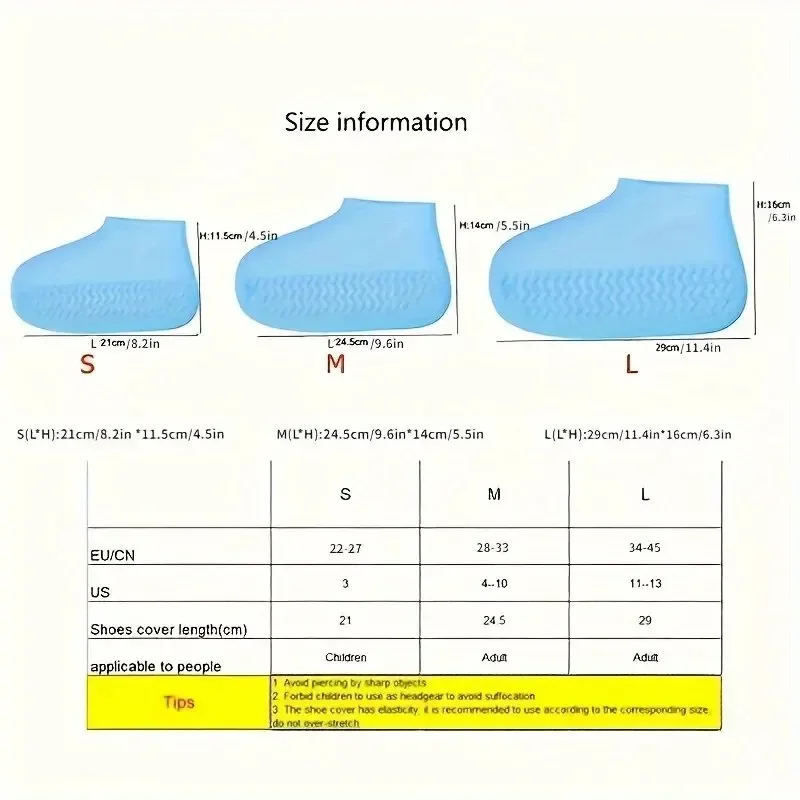 1 Pair Silicone Waterproof Sho - огляд і ціна Outdoor Adventure Gear