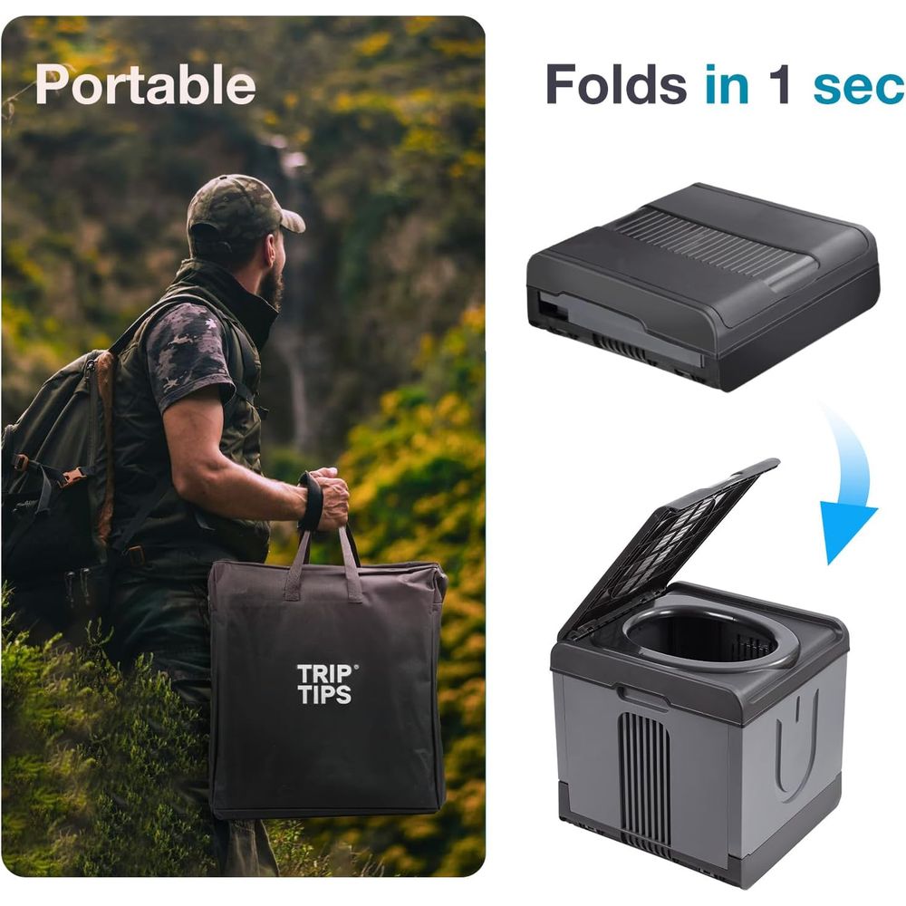 Portable Travel Toilet for Out - огляд і ціна Outdoor Adventure And Travel