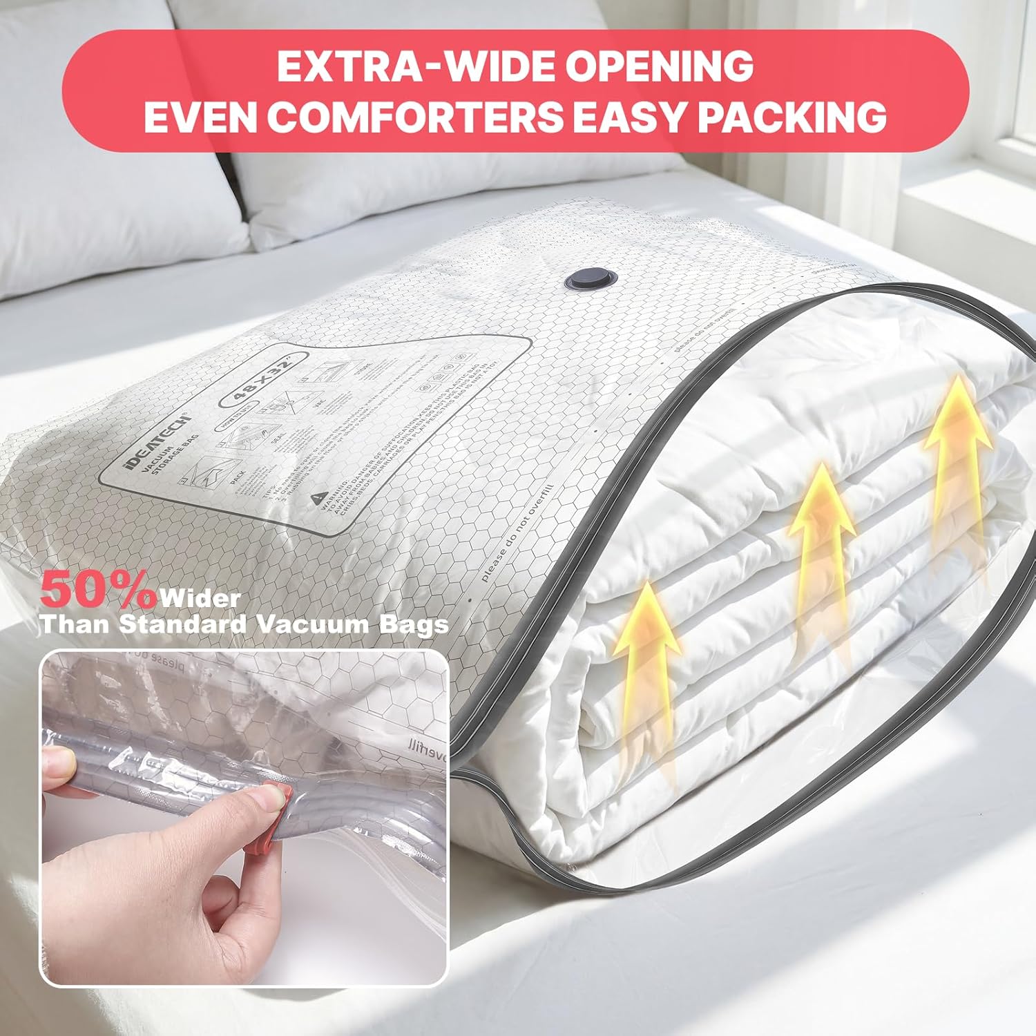 8 Pack Vacuum Storage Bags wit - огляд і ціна Space Blanket Heavy